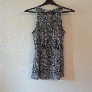 Black & white tank top